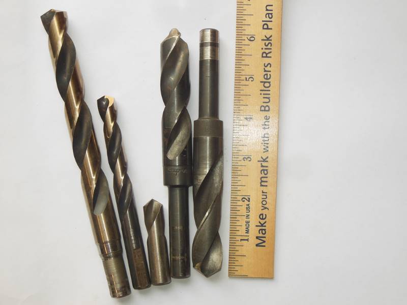 lot 212 image: Drill Bits Including One Snap-on (see close-up photos for condition)
