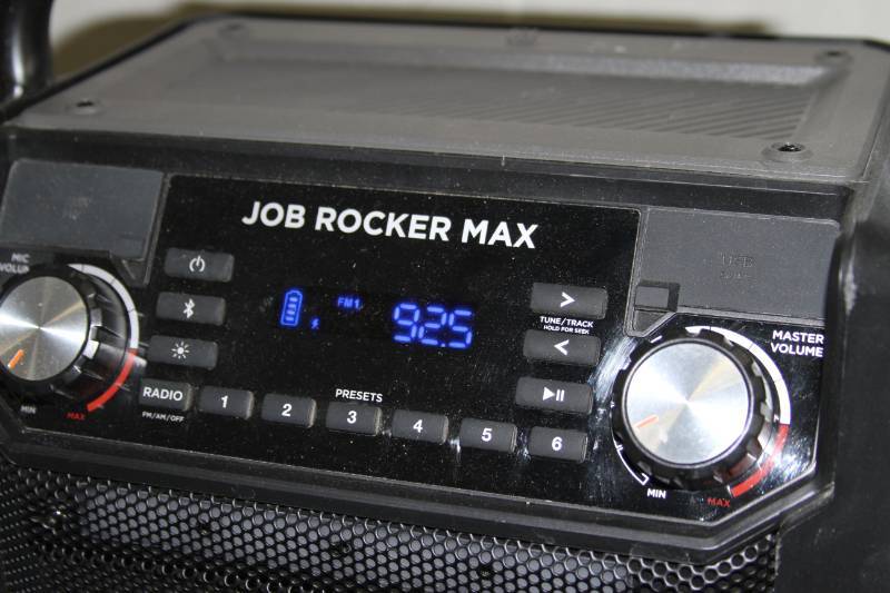 lot 16 image: ION Job Rocker Max High Power Water Resistant Portable Loudspeaker  Speaker with Bluetooth Connectivity