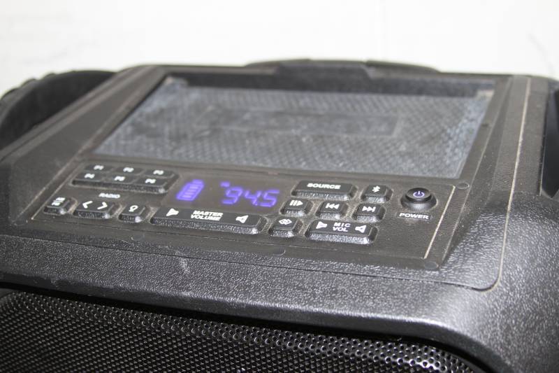 lot 17 image: ECOXGEAR EcoBoulder Rugged Waterproof Floating Portable Bluetooth Wireless Audio System Speaker