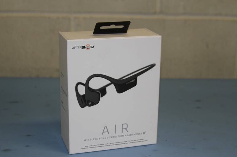 lot 36 image: AfterShokz Air Open Ear Bone Conduction Digital Stereo Wireless Bluetooth Headphones  Headset