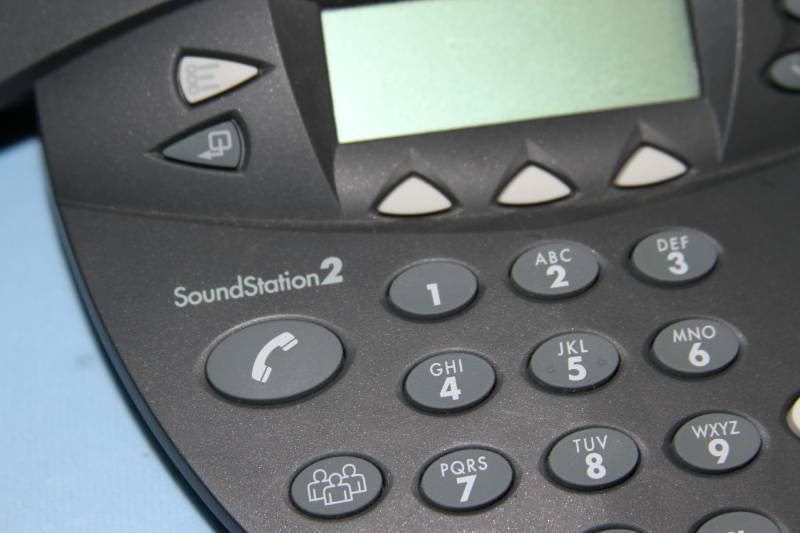 lot 39 image: Polycom SoundStation2 Sound Station 2 Professional Audio Conference  Conferencing Telephone  Speaker Phone System
