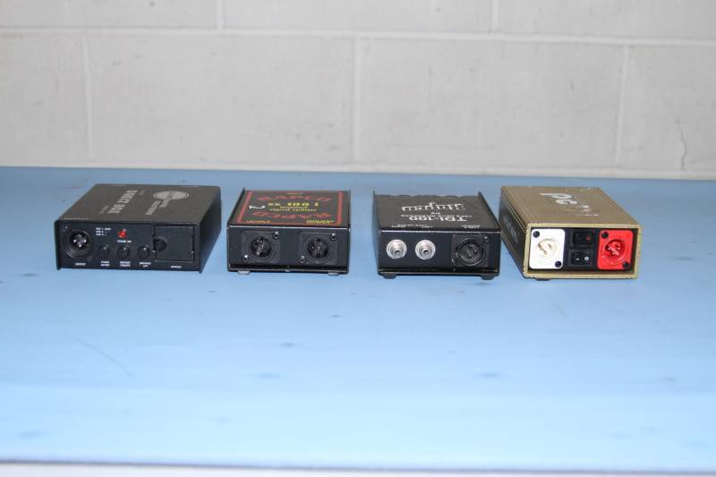 lot 41 image: Lot of Miscellaneous XLR Pro Audio Interface Items