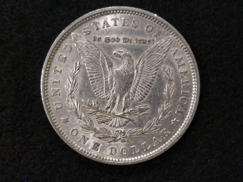 lot 10 image: 1880 High Grade Morgan Silver Dolla...