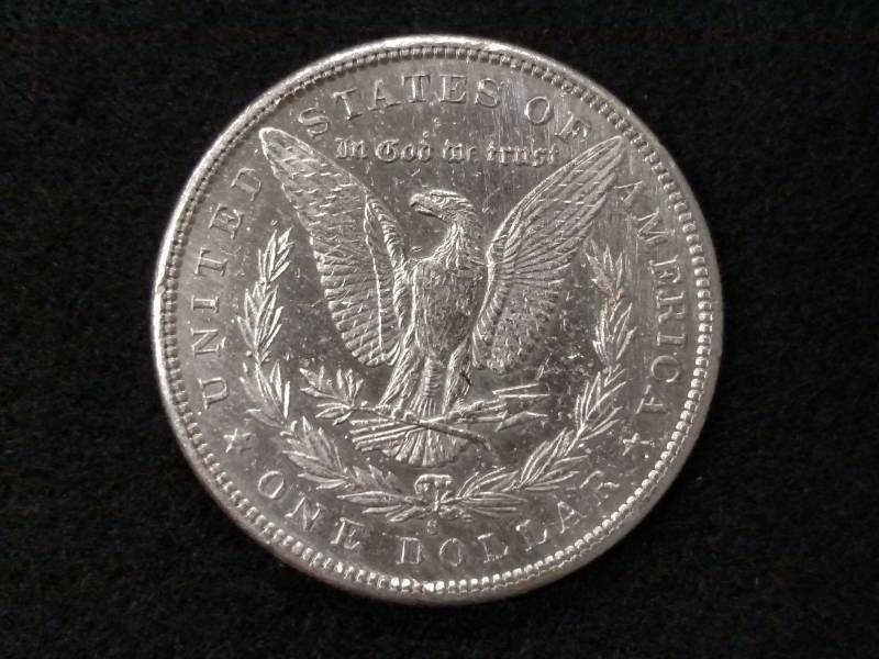 lot 13 image: 1881 S Morgan Silver Dollar...