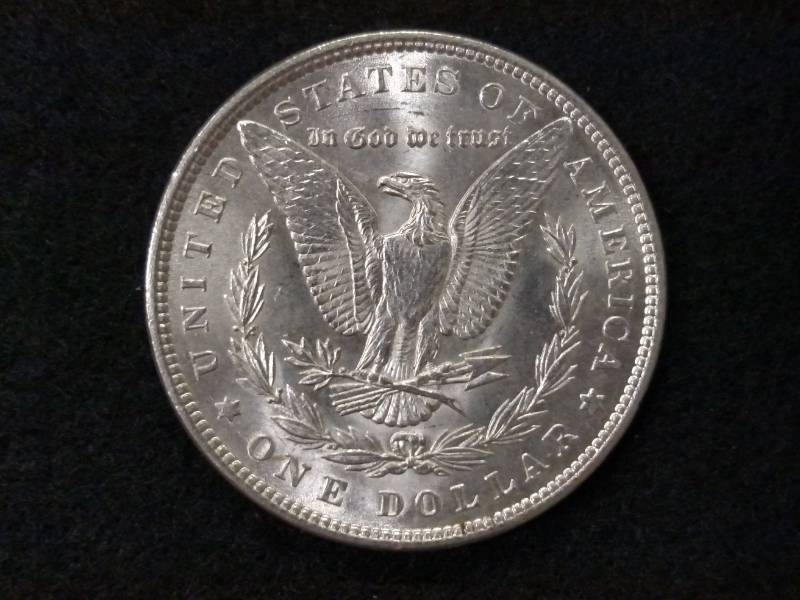 lot 20 image: 1885 High Grade Morgan Silver Dolla...