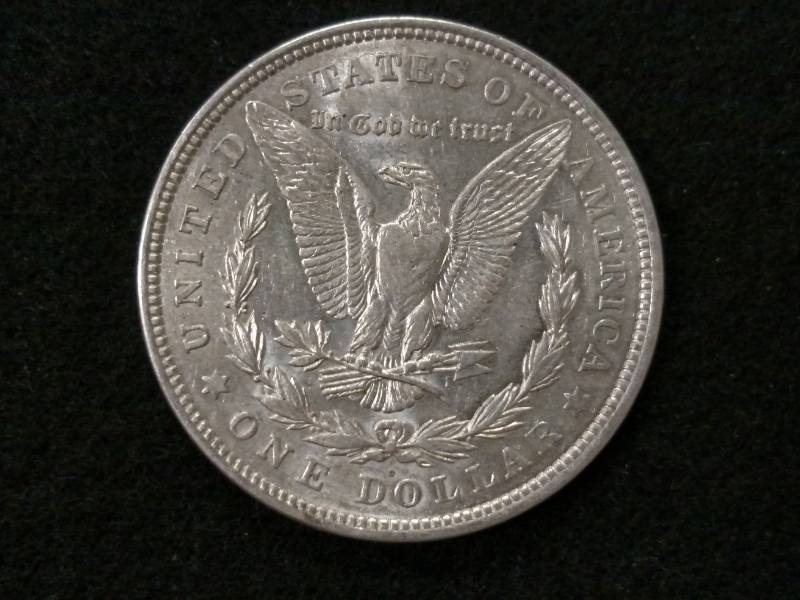 lot 48 image: 1921 D Morgan Silver Dollar...