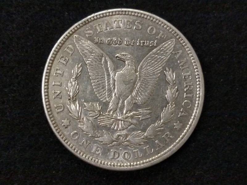 lot 49 image: 1921 D Morgan Silver Dollar...