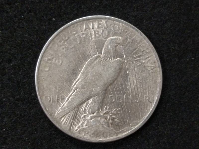 lot 76 image: 1924 Peace Silver Dollar...