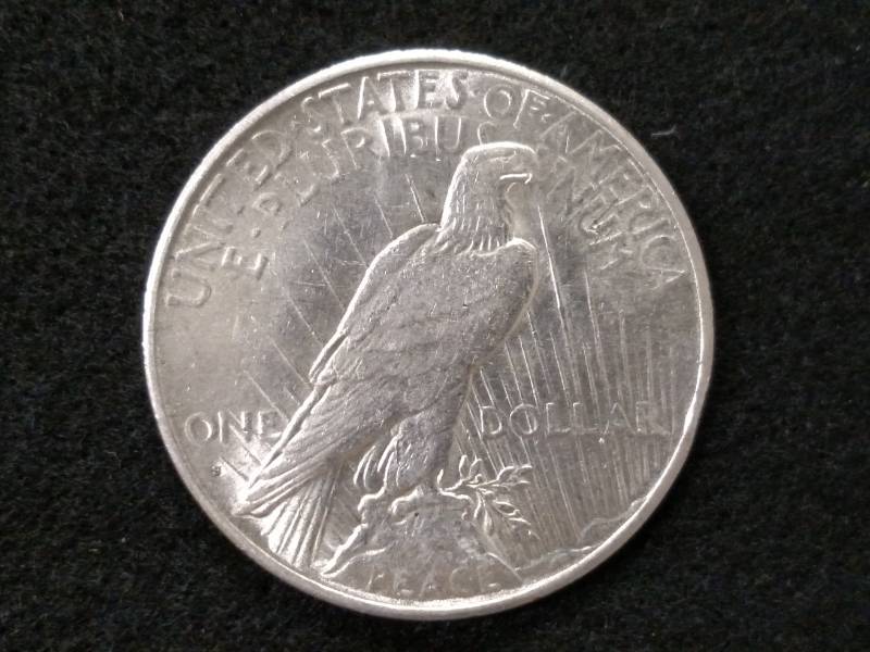 lot 92 image: 1935 S Peace Silver Dollar...