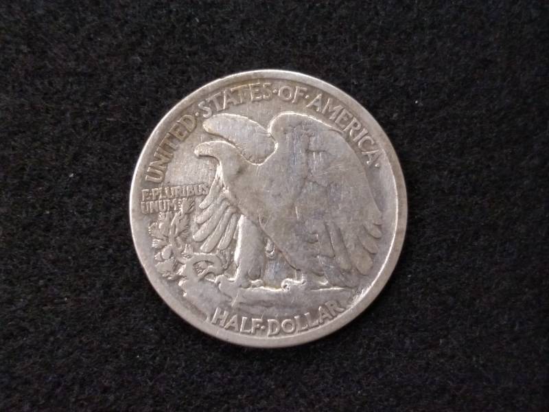 lot 96 image: 1917 Walking Liberty Silver Half Do...