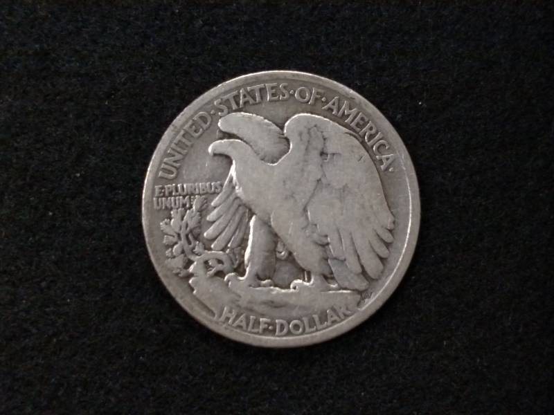 lot 97 image: 1917 D Obverse Mint Mark Walking Li...
