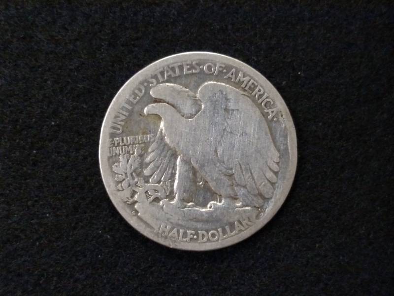 lot 99 image: 1917 S Walking Liberty Silver Half ...