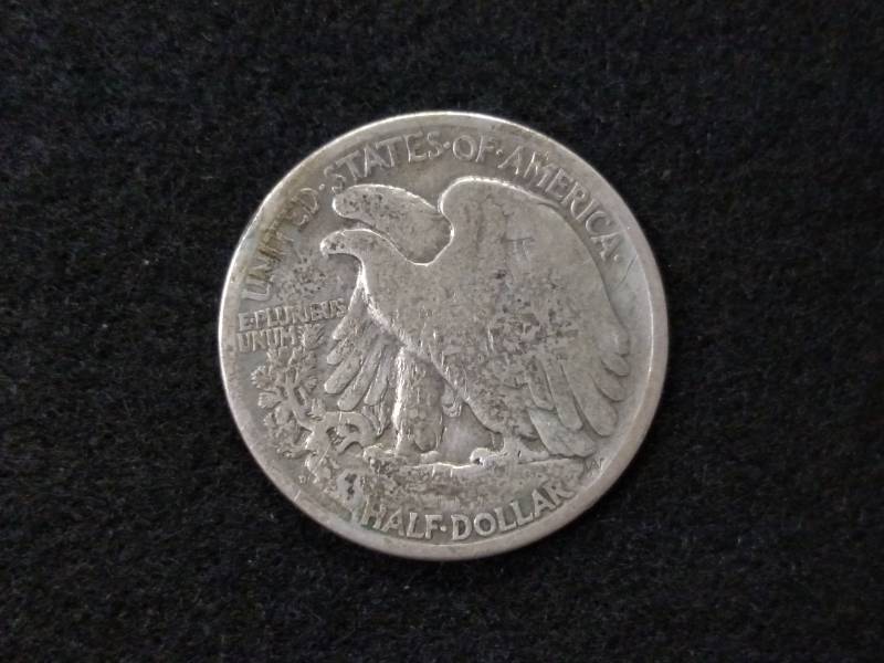 lot 101 image: 1918 D Walking Liberty Silver Half ...