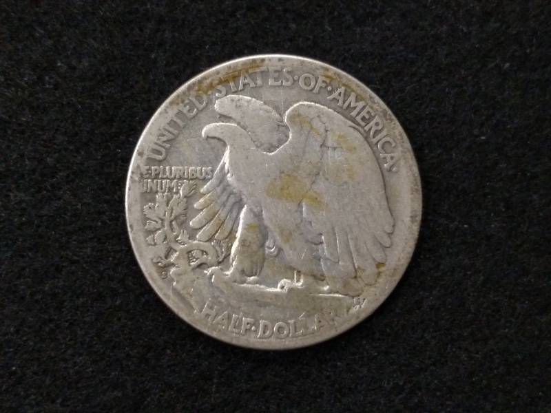 lot 102 image: 1918 S Walking Liberty Silver Half ...