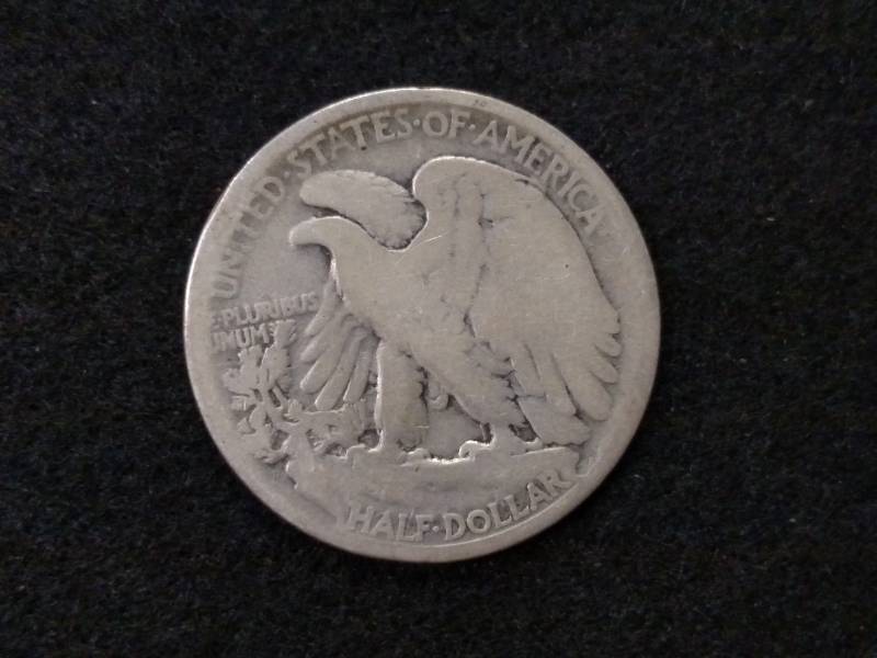 lot 105 image: 1920 D Walking Liberty Silver Half ...