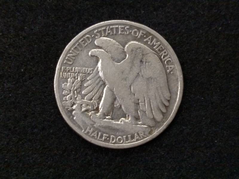 lot 108 image: 1927 S Walking Liberty Silver Half ...