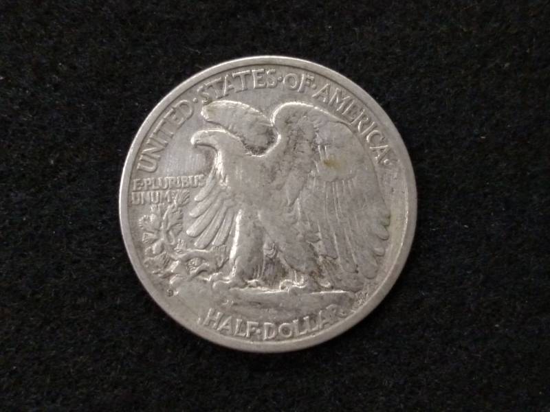 lot 109 image: 1928 S Walking Liberty Silver Half ...