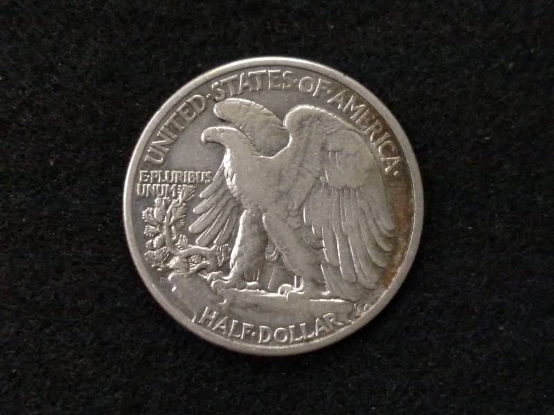 lot 110 image: 1929 D Walking Liberty Silver Half ...
