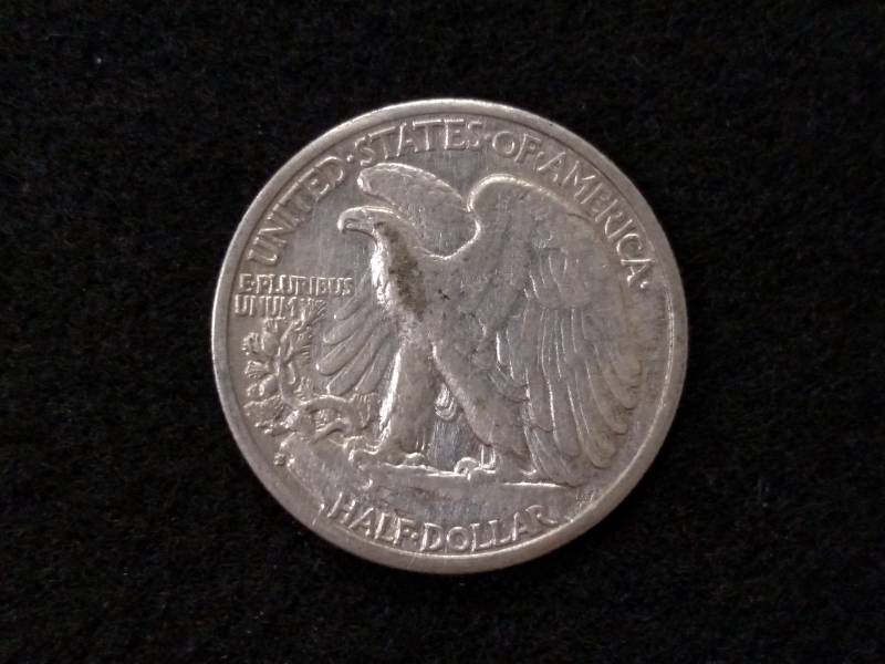 lot 111 image: 1929 S Walking Liberty Silver Half ...