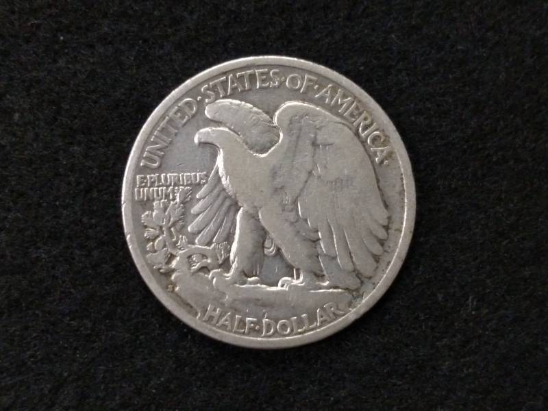 lot 112 image: 1933 S Walking Liberty Silver Half ...
