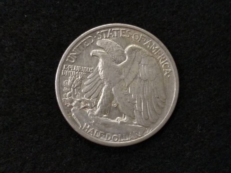 lot 114 image: 1934 D Walking Liberty Silver Half ...