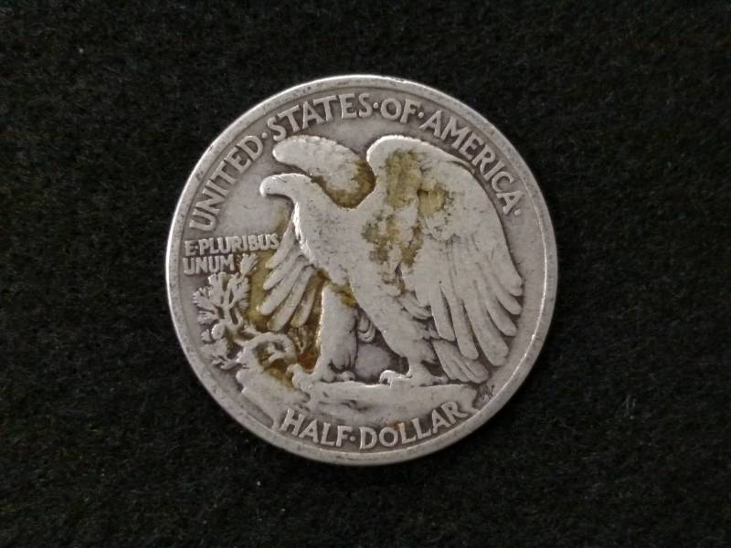 lot 115 image: 1936 Walking Liberty Silver Half Do...