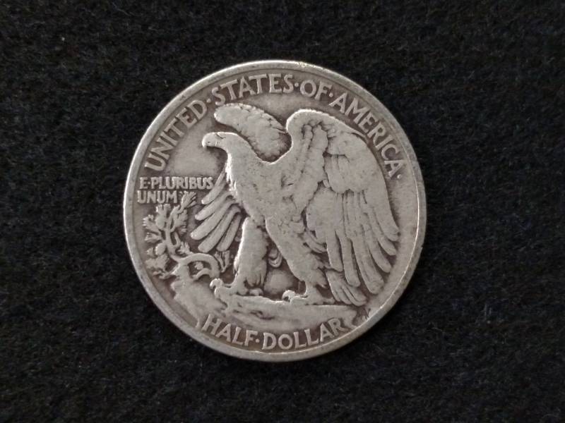 lot 118 image: 1939 Walking Liberty Silver Half Do...