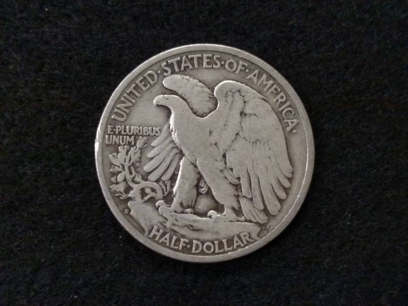 lot 121 image: 1940 S Walking Liberty Silver Half ...