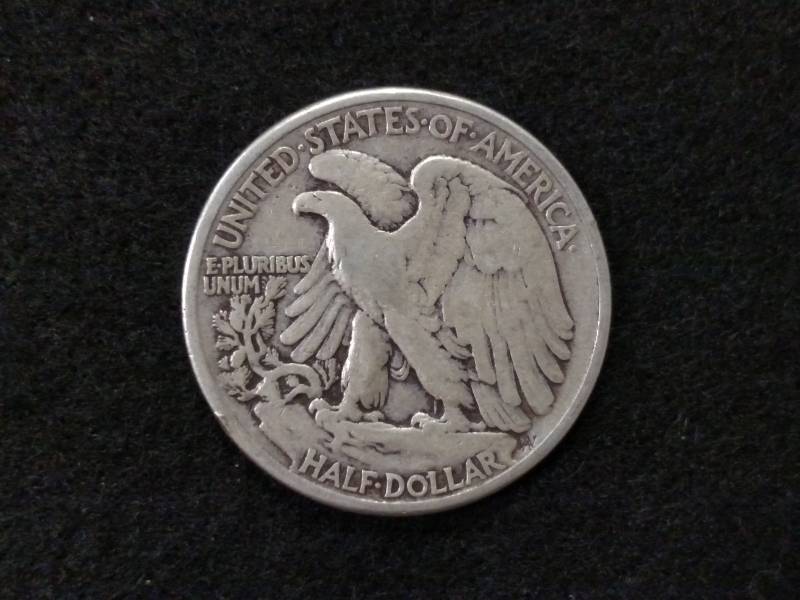 lot 123 image: 1942 Walking Liberty Silver Half Do...