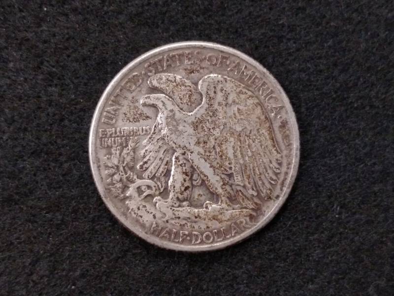 lot 125 image: 1944 Walking Liberty Silver Half Do...
