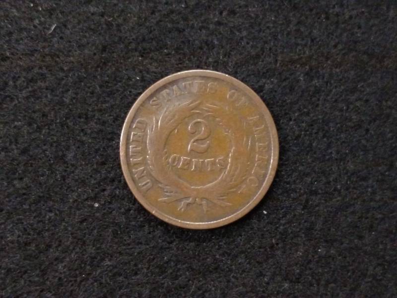 lot 145 image: 1864 Two Cent Piece...
