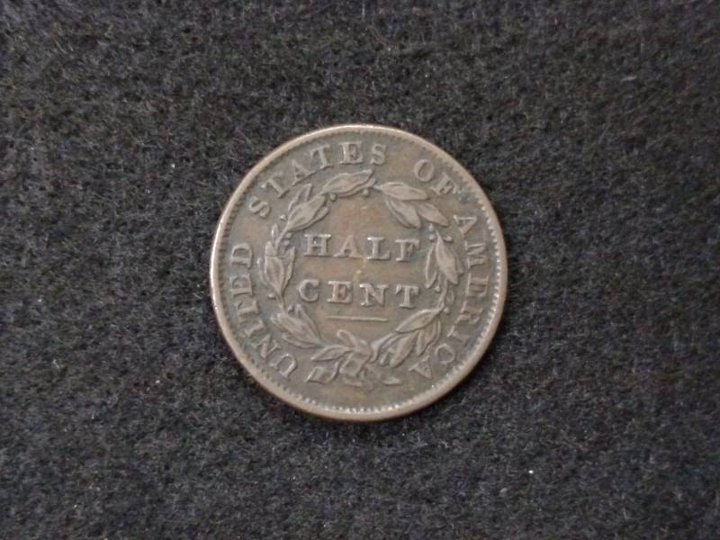 lot 151 image: 1834 Classic Head Half Cent...