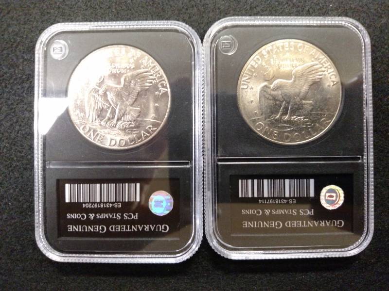 lot 152 image: 1971 & 1972 D PCS Uncirculated Eise...