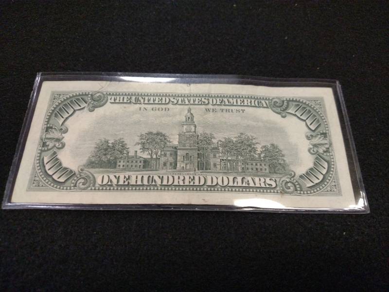 lot 170 image: 1966 One Hundred Dollars United Sta...