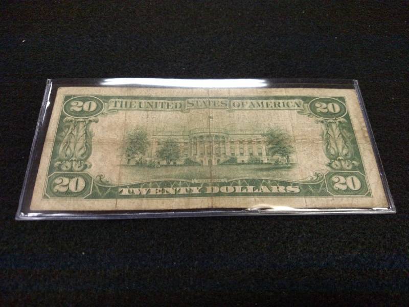 lot 171 image: 1929 Twenty Dollars National Curren...