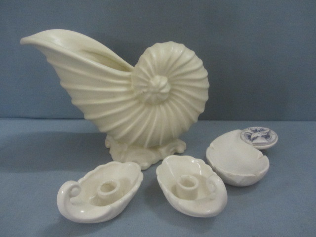 Shell Planter, Candle