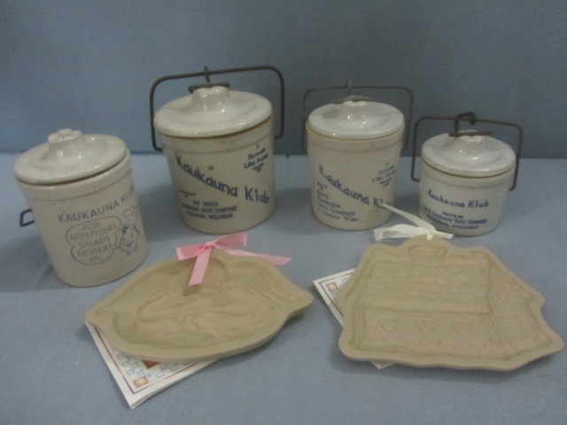 Cookie Molds, Cheese Crocks