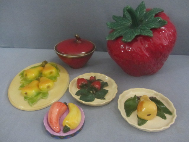 Fruit Cookie Jar, S&P, Bowl