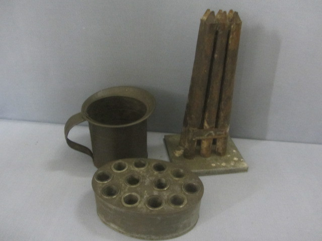 Tin Candle Molds, Pitcher