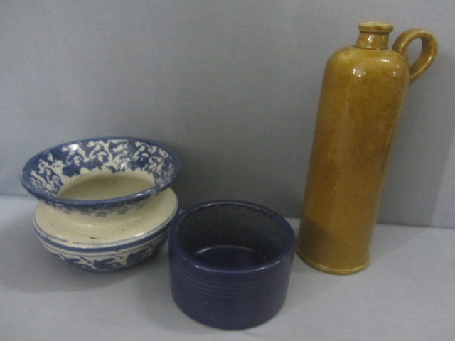 McCoy Gin Jar, Spongeware Spittoon