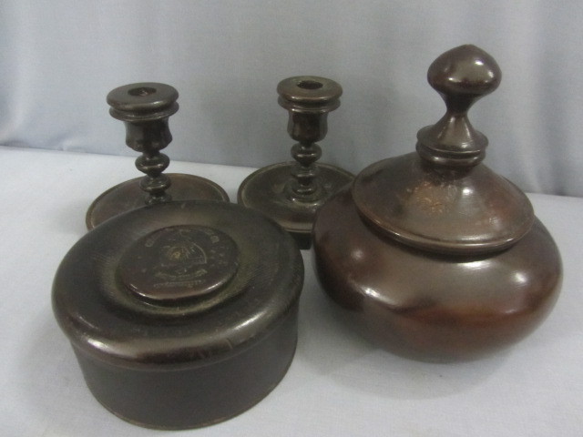 Wood Dresser Boxes, Candle Holders