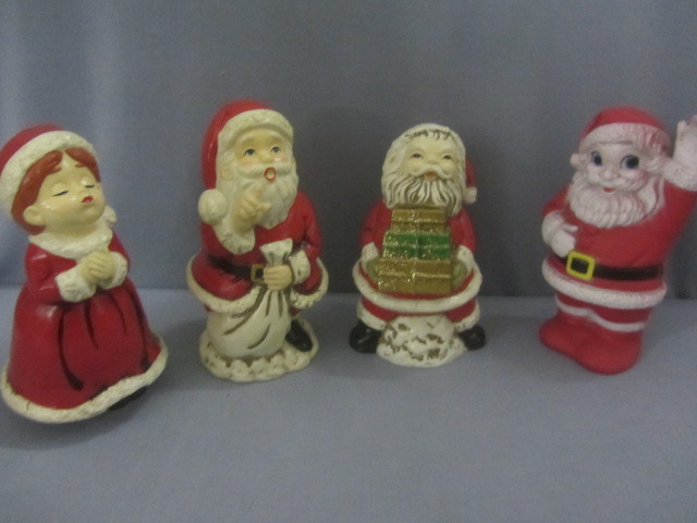 Santa Banks, Squeaky Santa, Kissing Caroler