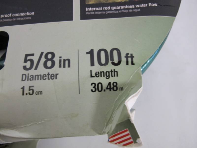 Flextreme Contractor Grade Lawn, Garden Hose 58 inch Diameter 100 ft Length