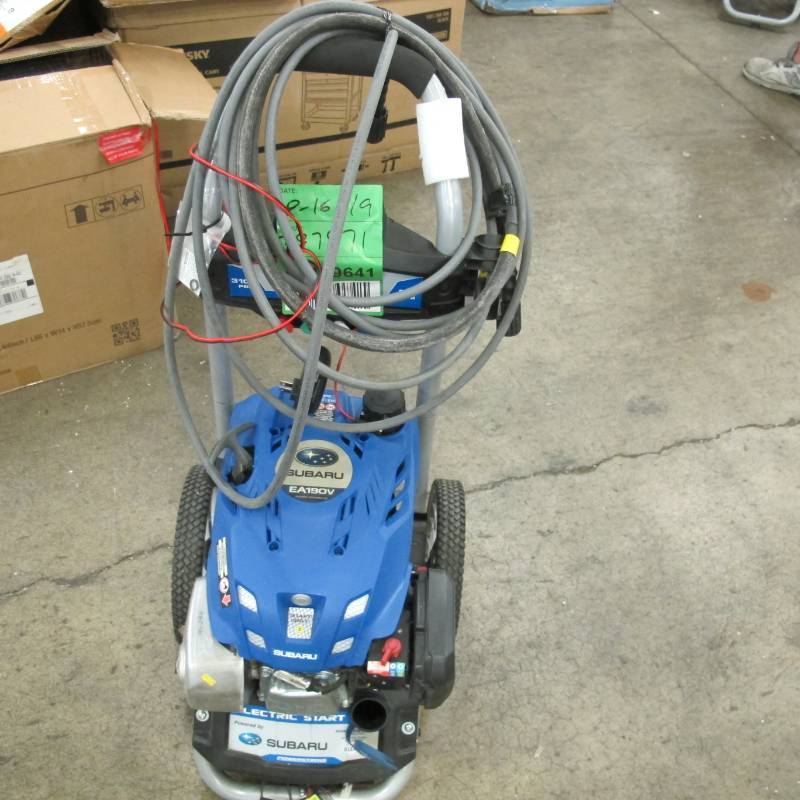 lot 30 image: 3,100-PSI 2.4-GPM Subaru Electric Start Gas Pressure Washer - NO Wand