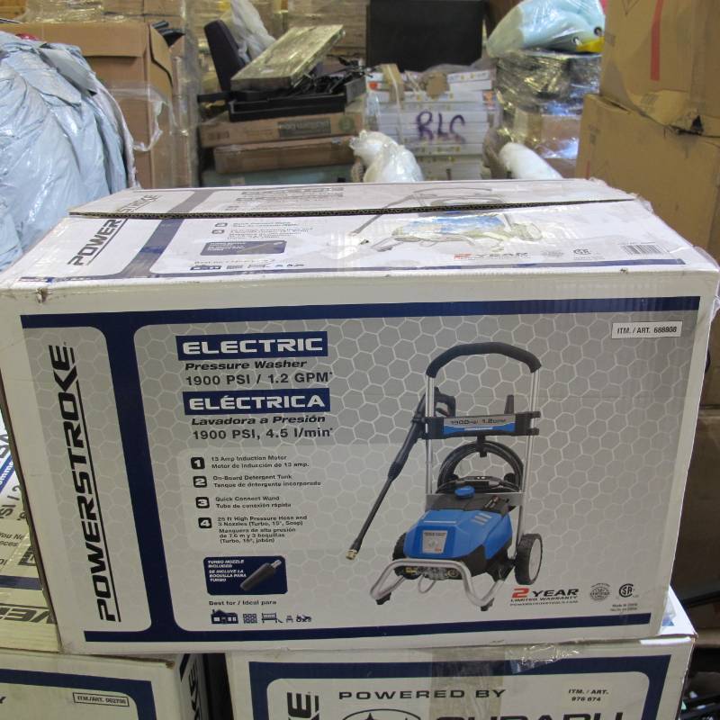 lot 7 image: Powerstroke 1900 PSI ELECTRIC PRESSURE WASHER