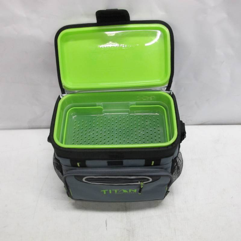 lot 20 image: Arctic Zone Titan Deep Freeze 16 Can Zipperless Cooler - Gray  Green