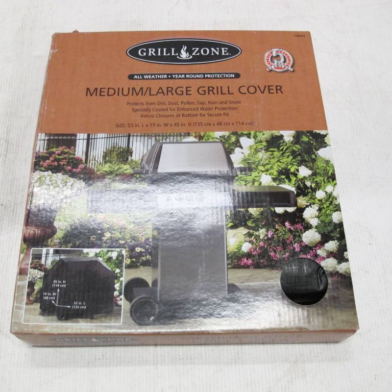 lot 30B image: Grill Zone 53 x 19 x 45 Grill Cover