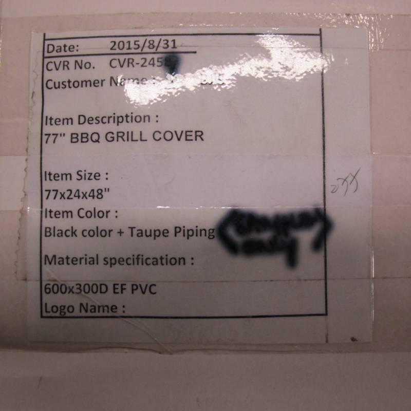 lot 64 image: 77 BBQ Grill Cover