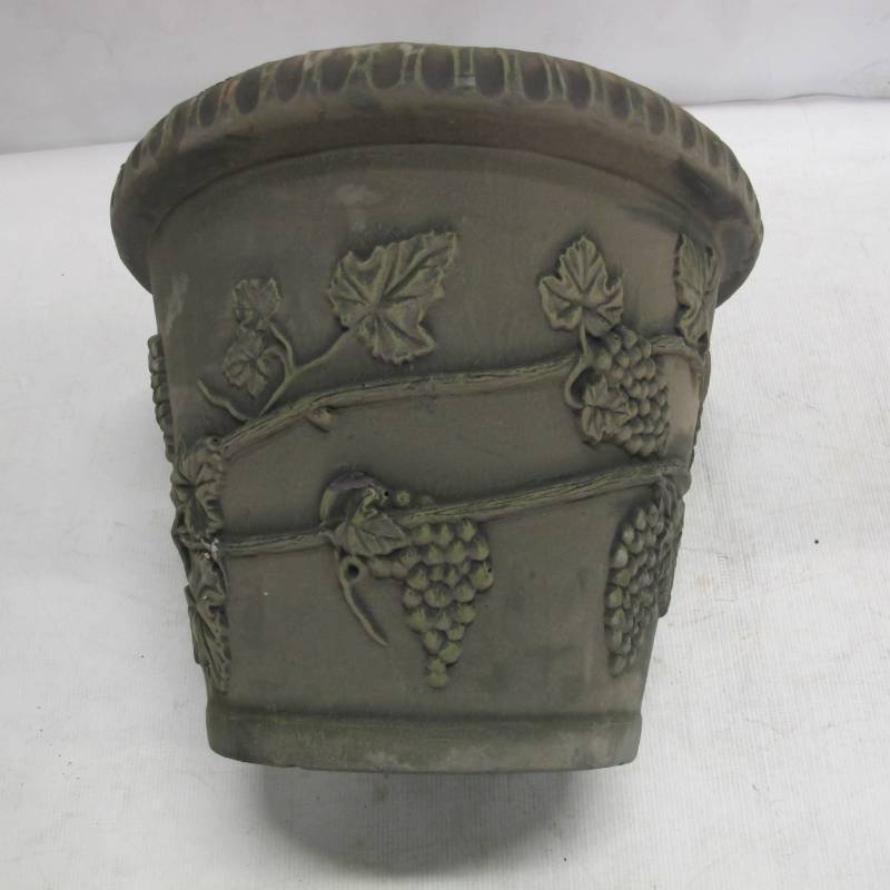 lot 220 image: Caffco Euracast P70016 Faux Cement Wine Planter