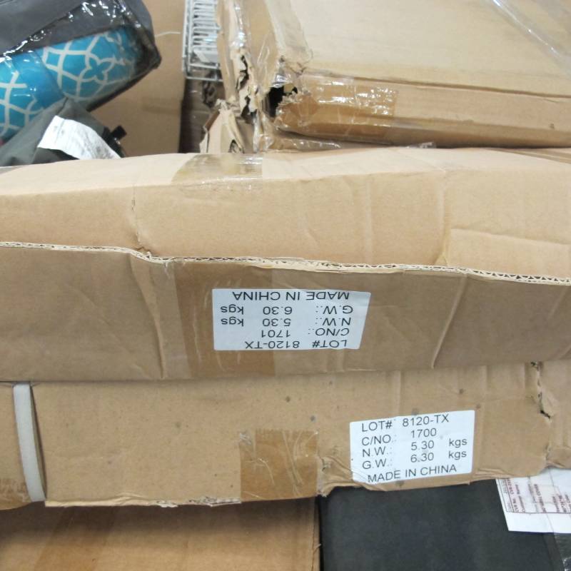 lot 221 image: Stair Parts 44 in. x 12 in. Matte Black Single-Basket Metal Baluster x 19 Baluster